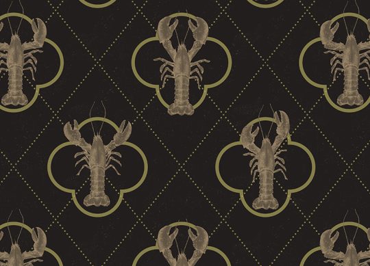 SW-FABR-GOLOBS_swoon_fabric_gold lobster_31.2x22.5cm