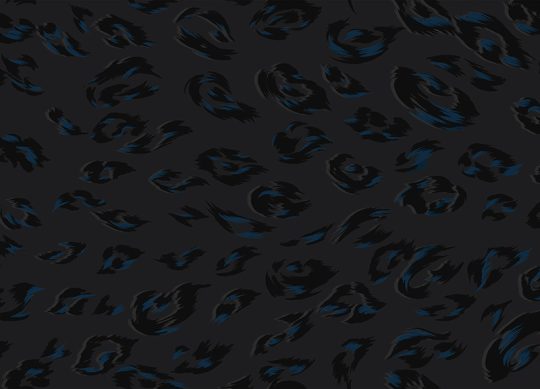 SW-FABR-LEOP-B_swoon_fabric_leopard blue black_31.2x22.5cm