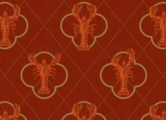 SW-FABR-LOB-R_swoon_fabric_lobster_31.2x22.5cm