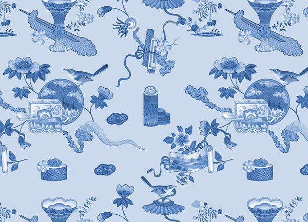 SW-FABR-ORIEN-MB_swoon_fabric_Oriental_Mono_Blue_31.2x22.5cm