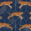 SW-FABR-TIGDE-BL_swoon_fabric_tiger deco blue_31.2x22.5cm