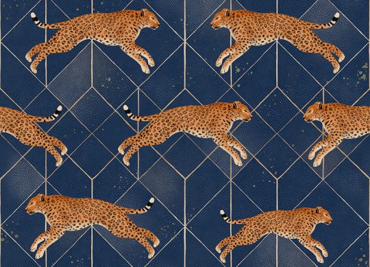 SW-FABR-TIGDE-BL_swoon_fabric_tiger deco blue_31.2x22.5cm