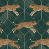 SW-FABR-TIGDE-GR_swoon_fabric_tiger deco green_31.2x22.5cm