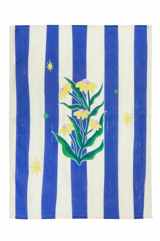 Tango Tea Towel - Stripe Blue