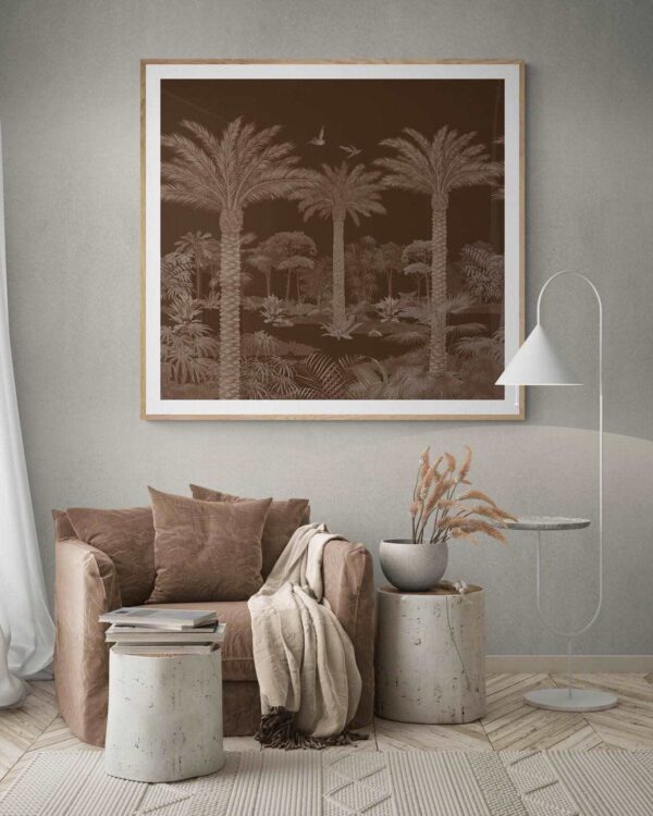 Palm calm Brown